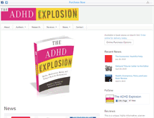 Tablet Screenshot of adhdexplosion.com
